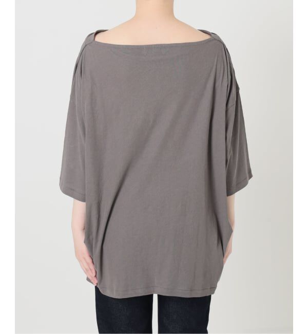 SLOBE IENA「《予約》ニュアンスネックBIG TEE」|Tシャツ・カットソー|