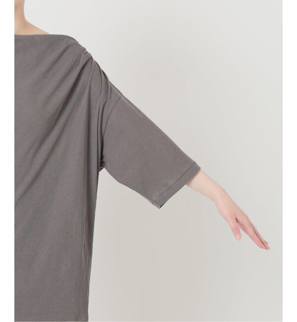 SLOBE IENA「《予約》ニュアンスネックBIG TEE」|Tシャツ・カットソー|