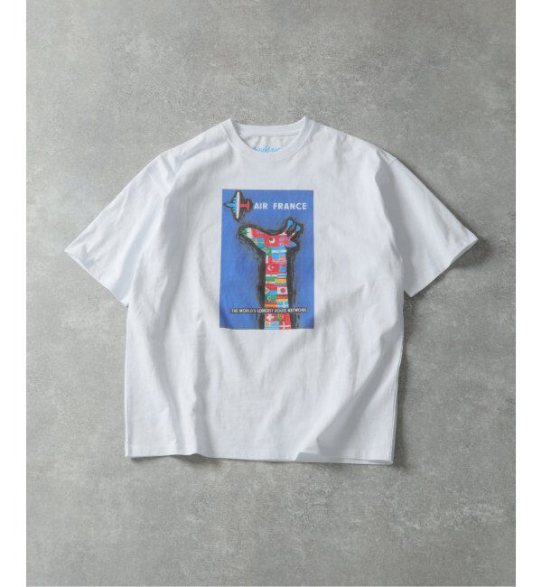 417 EDIFICE「SAVIGNAC サヴィニャック別注 French Company プリントTシャツ 1」|Tシャツ・カットソー|