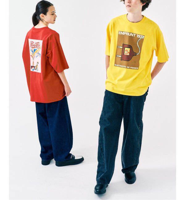 417 EDIFICE「SAVIGNAC サヴィニャック 別注 French Company プリントTシャツ 2」|Tシャツ・カットソー|