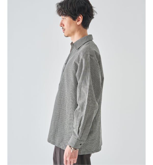 EDIFICE「コットン/リネン チェック バルーズ シャツ」|シャツ・ブラウス|