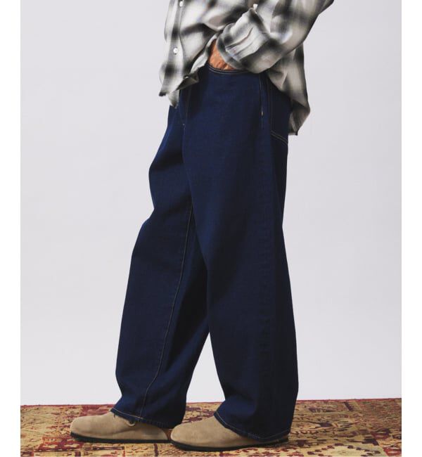 JOURNAL STANDARD relume「クラフト デニム ワイド ストレート パンツ」|デニム|