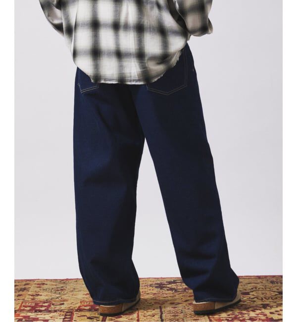 JOURNAL STANDARD relume「クラフト デニム ワイド ストレート パンツ」|デニム|