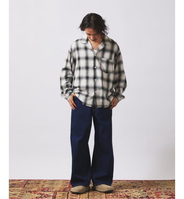 JOURNAL STANDARD relume「クラフト デニム ワイド ストレート パンツ」|デニム|