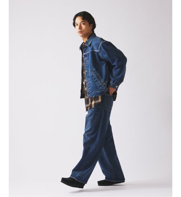 JOURNAL STANDARD relume「クラフト デニム ワイド ストレート パンツ」|デニム|