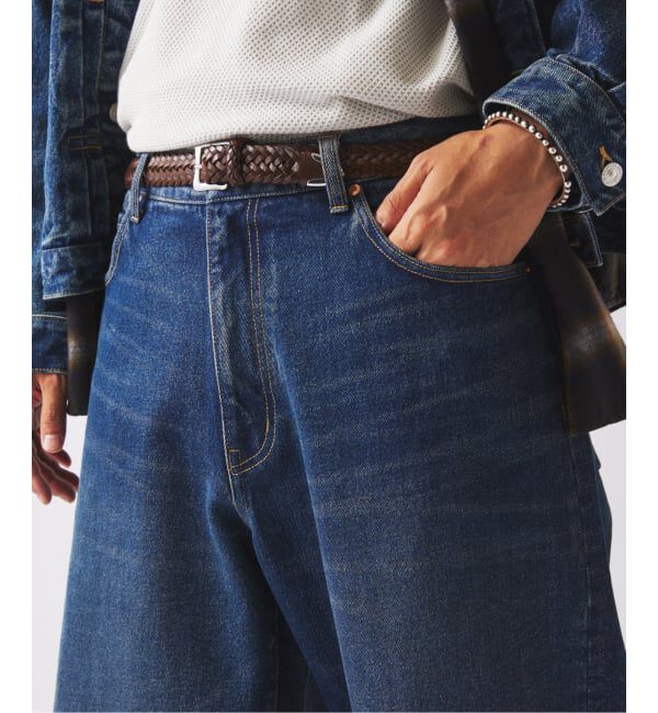 JOURNAL STANDARD relume「クラフト デニム ワイド ストレート パンツ」|デニム|