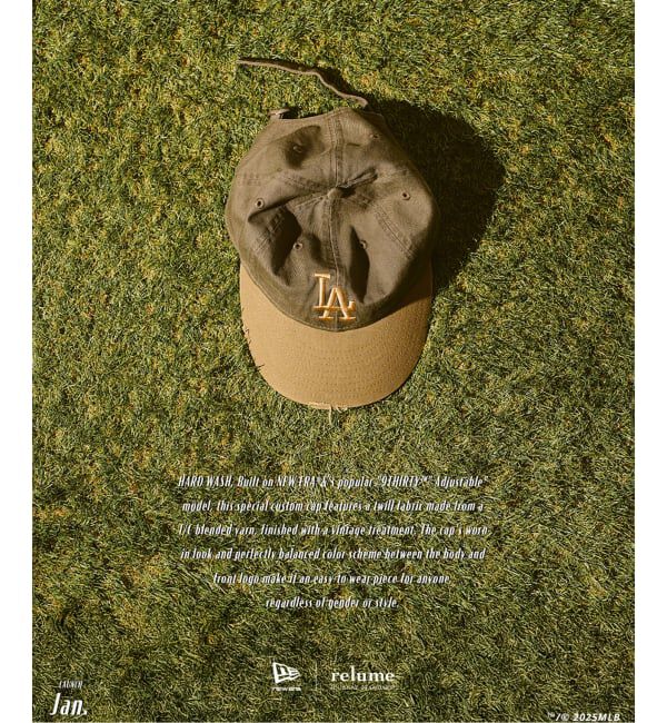 JOURNAL STANDARD relume「《追加》NEW ERA / ニューエラ 別注 9THIRTY(TM) ハードウォッシュ Dodgers」|キャップ・キャスケット|グレー