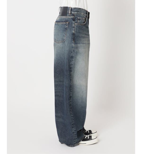 journal standard L'essage「【HAIKURE/ハイクル】BETHANY SHORT LENGTH INTENSE BLU　デニムパンツ」|デニム|