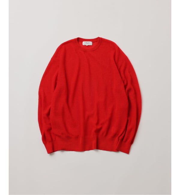 JOURNAL STANDARD「【FOLL / フォル】summer wool wardrobe sweater」|ニット・セーター|レッド