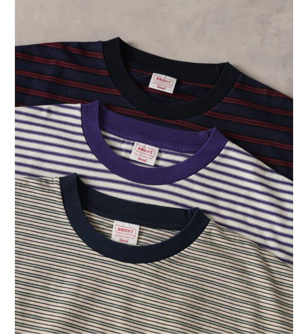J.S.Homestead「BRENT / ブレント 別注 ボーダー ポケット Tシャツ 1」|Tシャツ・カットソー|