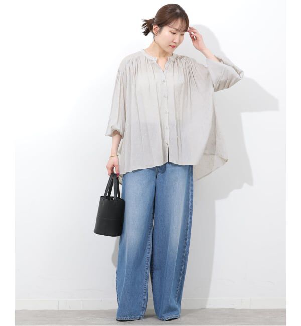 JOURNAL STANDARD relume「グリッタードットギャザーブラウス」|シャツ・ブラウス|