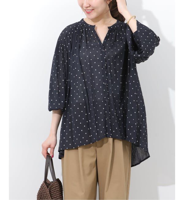 JOURNAL STANDARD relume「グリッタードットギャザーブラウス」|シャツ・ブラウス|