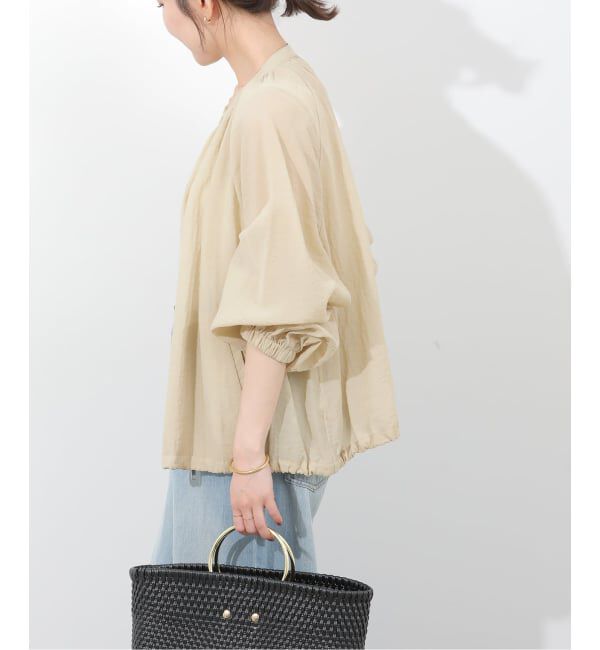 JOURNAL STANDARD relume「［手洗い可］シアーギャザージップブルゾン」|その他|
