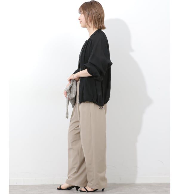 JOURNAL STANDARD relume「［手洗い可］シアーギャザージップブルゾン」|その他|