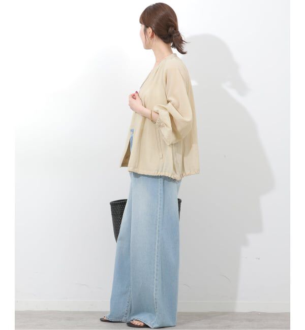 JOURNAL STANDARD relume「［手洗い可］シアーギャザージップブルゾン」|その他|