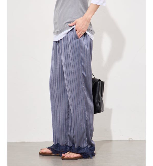 JOURNAL STANDARD「《追加》【ARCHIVE STANCE/アーカイブスタンス】Satin Stripe Easy PT」|その他|
