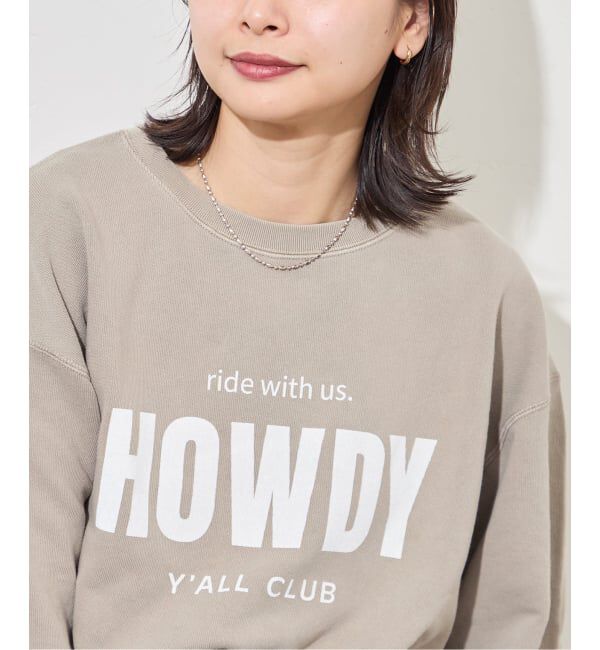 JOURNAL STANDARD「《追加2》HOWDY ハーフスリーブスウェット」|スウェット・ジャージ|