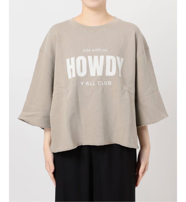 JOURNAL STANDARD「《追加2》HOWDY ハーフスリーブスウェット」|スウェット・ジャージ|