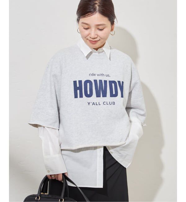 JOURNAL STANDARD「《追加2》HOWDY ハーフスリーブスウェット」|スウェット・ジャージ|