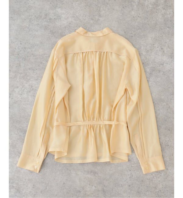 JOURNAL STANDARD「【LOW CLASSIC/ロウ クラシック】 SEE-THROUGH SHIRRED BACK BLO」|シャツ・ブラウス|