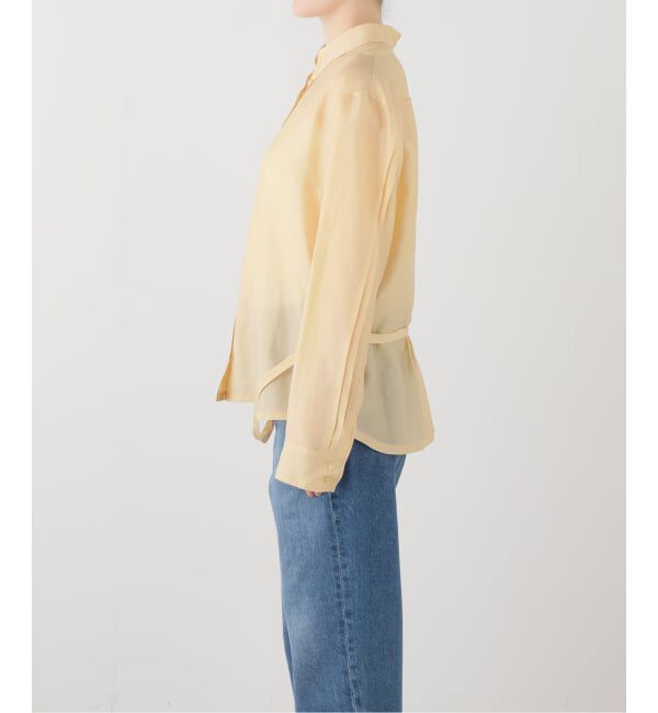 JOURNAL STANDARD「【LOW CLASSIC/ロウ クラシック】 SEE-THROUGH SHIRRED BACK BLO」|シャツ・ブラウス|