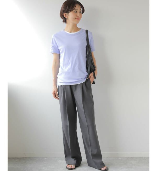 JOURNAL STANDARD relume「《予約》シアーツイストコットンハーフスリーブTEE」|Tシャツ・カットソー|