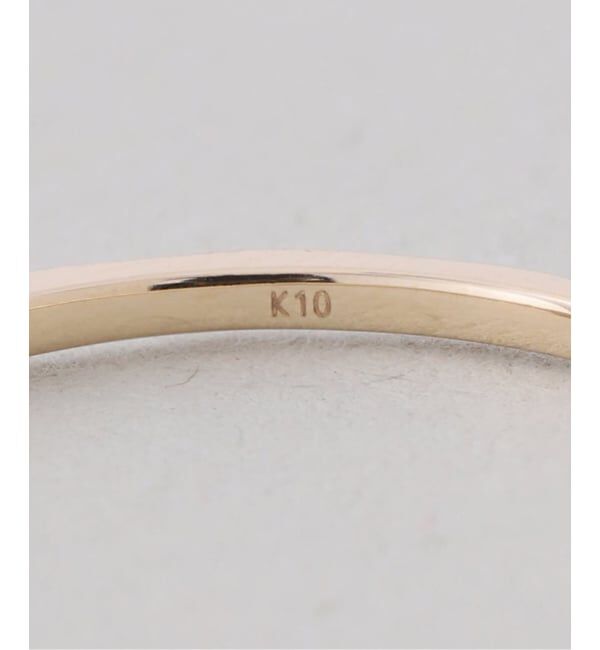 Lilas by Spick&Span「オニキスカットリング K10」|リング|