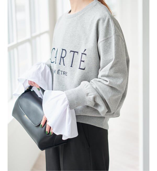 Spick and Span「フリルスリーブクルーネックTEE」|Tシャツ・カットソー|