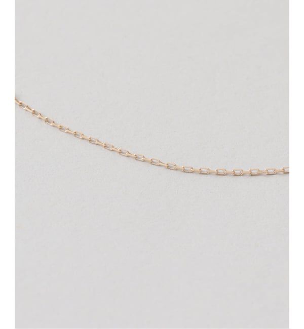 Lilas by Spick&Span「テクスチャートライアングルモチーフネックレス K10」|ネックレス|