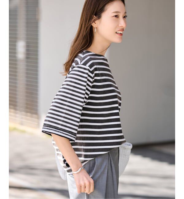 FRAMeWORK「クレージーボーダーT-SHIRT」|Tシャツ・カットソー|