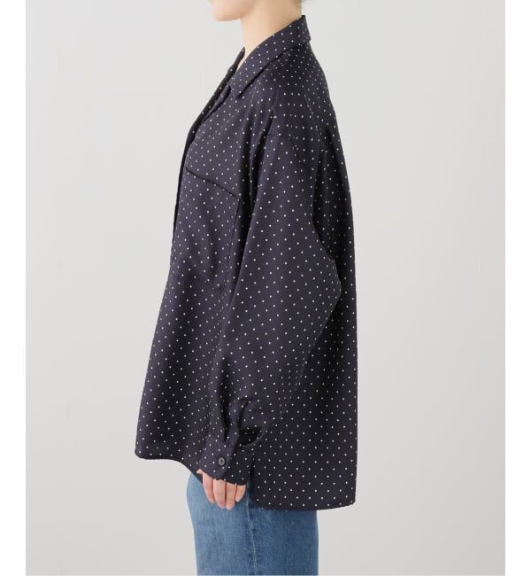 Spick and Span「ドットツイルスリーピングシャツ」|シャツ・ブラウス|