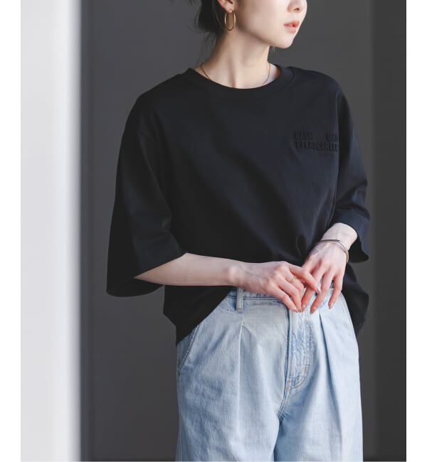 NOBLE「BAUM UND PFERDGARTEN/バウムウンドヘルガーデン エンボスロゴT」|Tシャツ・カットソー|ブラック