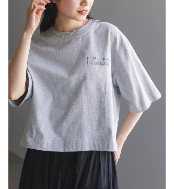 NOBLE「BAUM UND PFERDGARTEN/バウムウンドヘルガーデン エンボスロゴT」|Tシャツ・カットソー|
