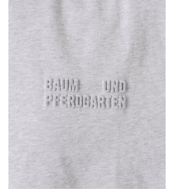 NOBLE「BAUM UND PFERDGARTEN/バウムウンドヘルガーデン エンボスロゴT」|Tシャツ・カットソー|