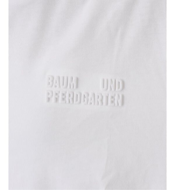NOBLE「BAUM UND PFERDGARTEN/バウムウンドヘルガーデン エンボスロゴT」|Tシャツ・カットソー|