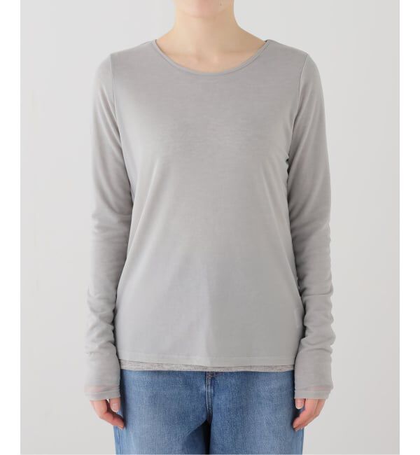  「【洗える】レイヤードカットソー」|Tシャツ・カットソー|