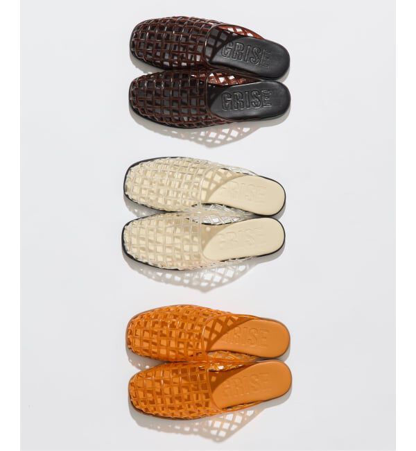 GRISE「《予約》GRISE JELLY LATTICE ミュール」|その他|