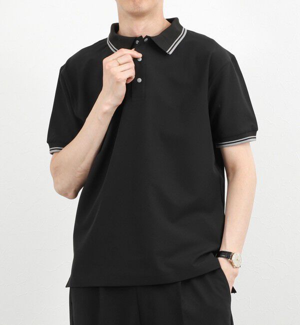 NOLLEY'S goodman「【TAION/タイオン】NON DOWN BASIC JERSEY HARF SLEEVE POLO 26SS」|ポロシャツ|