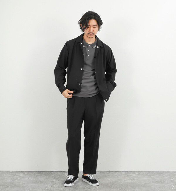 NOLLEY'S goodman「【TAION/タイオン】NON DOWN BASIC JERSEY HARF SLEEVE POLO 26SS」|ポロシャツ|