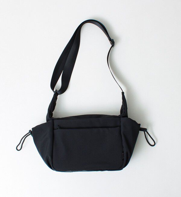 GLOSTER「【SML/エスエムエル】SIDE POCKET SHOULDER BAG」|ショルダー・メッセンジャー|ブラック