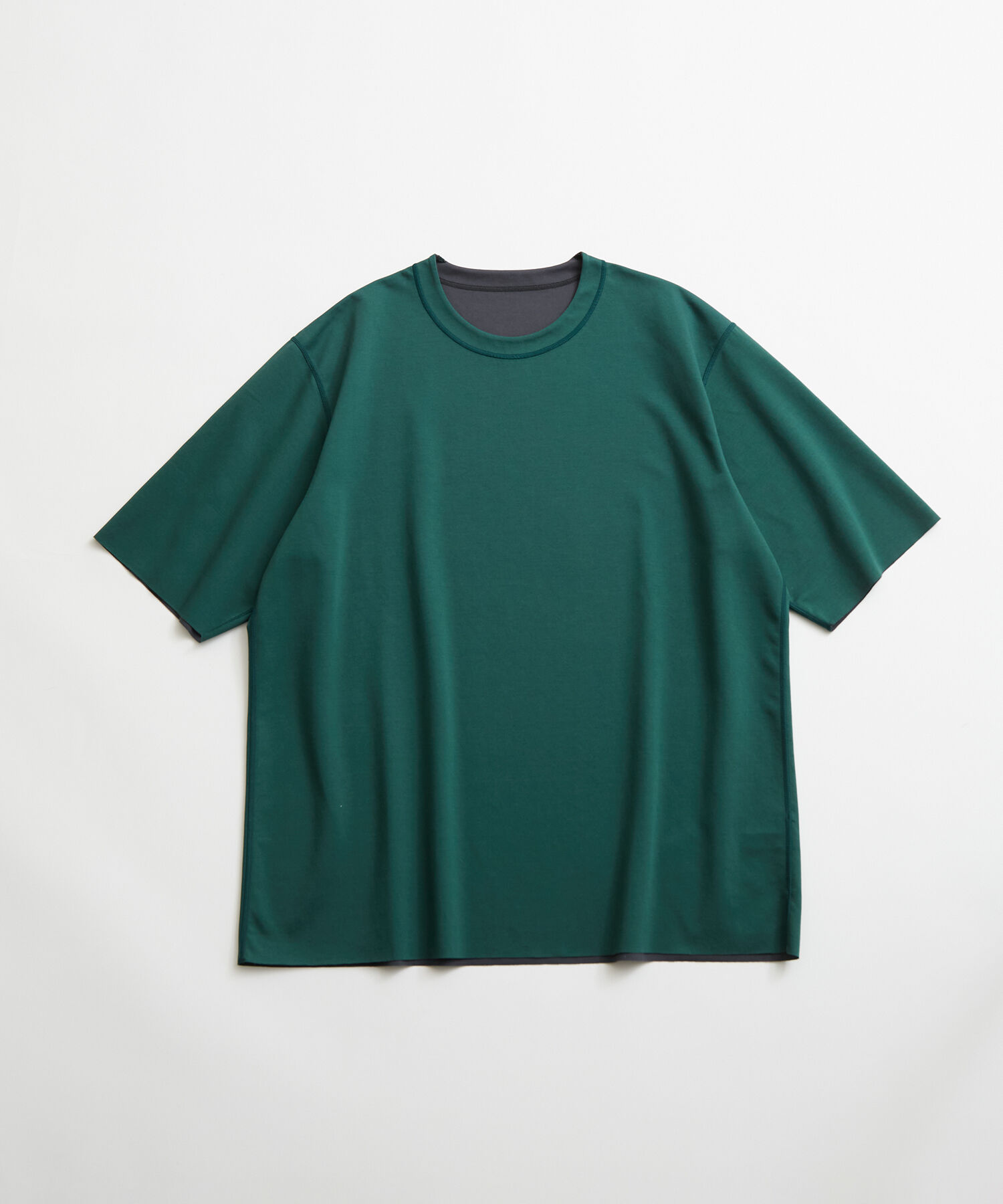 ADAM ET ROPE'「ハイゲージ シャンブレー リバーシブル Tシャツ」|Tシャツ・カットソー|