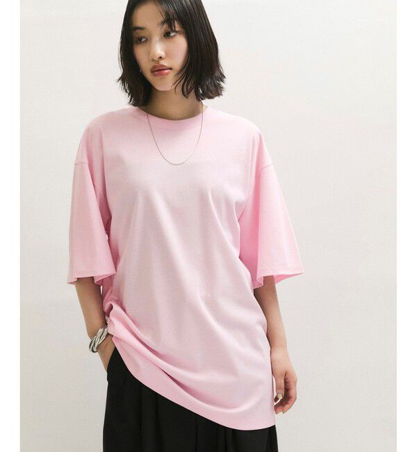 ADAM ET ROPE'「BIG TEE」|Tシャツ・カットソー|ピンク(63)
