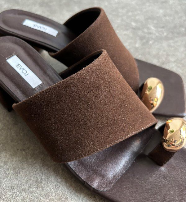  「【WEB限定】GOLDトングミュールサンダル」|その他|