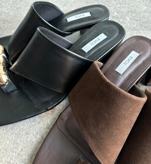  「【WEB限定】GOLDトングミュールサンダル」|その他|