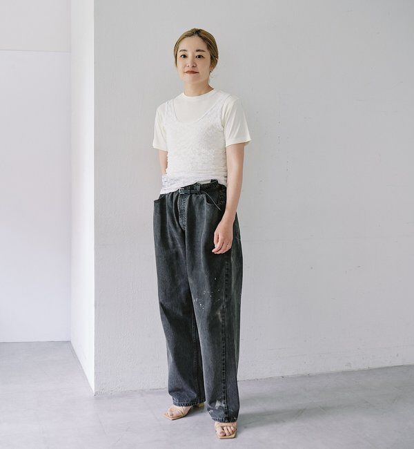  「【LUALY】シアープレーンチビTee」|Tシャツ・カットソー|
