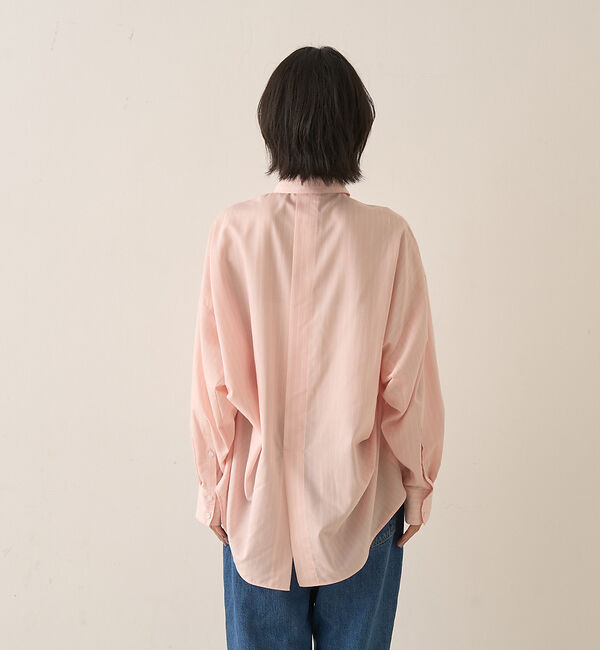 Rouge vif「バックドレープストライプシャツ」|シャツ・ブラウス|