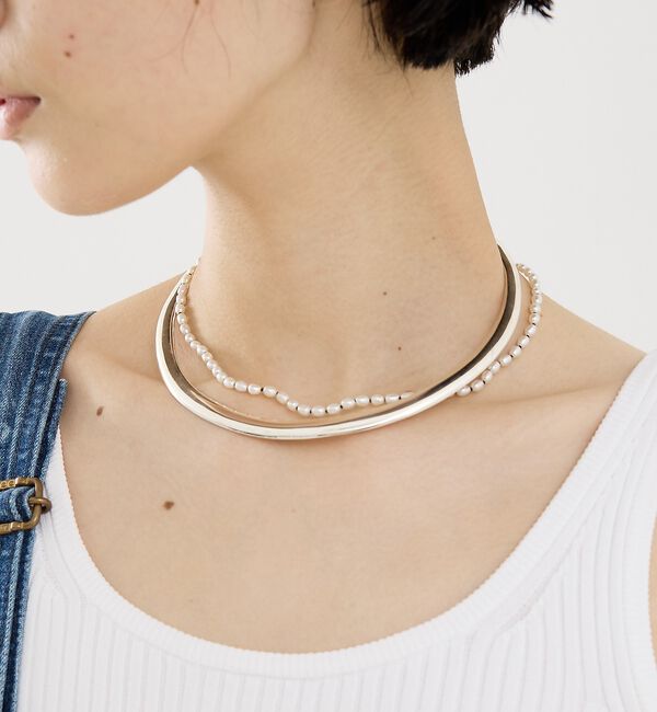 The Store by C' 「【Indian Jewelry】【別注】シルバーチョーカー」|ネックレス|