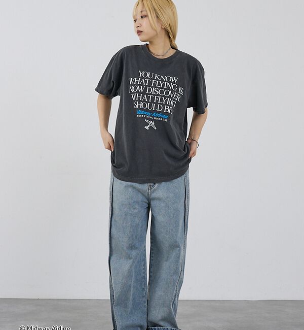 NOMINE「【GOOD ROCK SPEED】Midway Airlines メッセージプリ」|Tシャツ・カットソー|