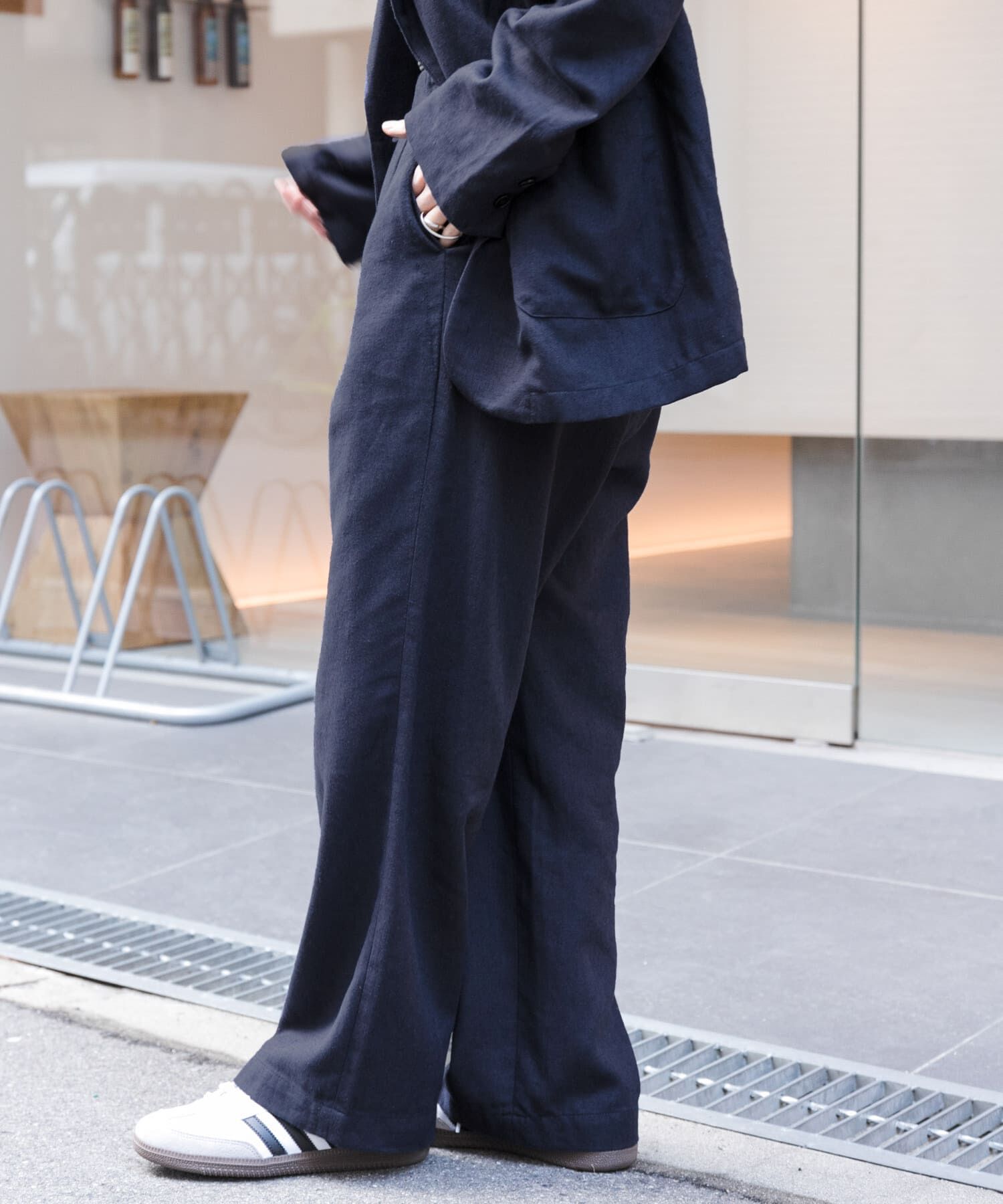 URBAN RESEARCH DOORS「FORK&SPOON　ヘンプ混イージーパンツ」|その他|