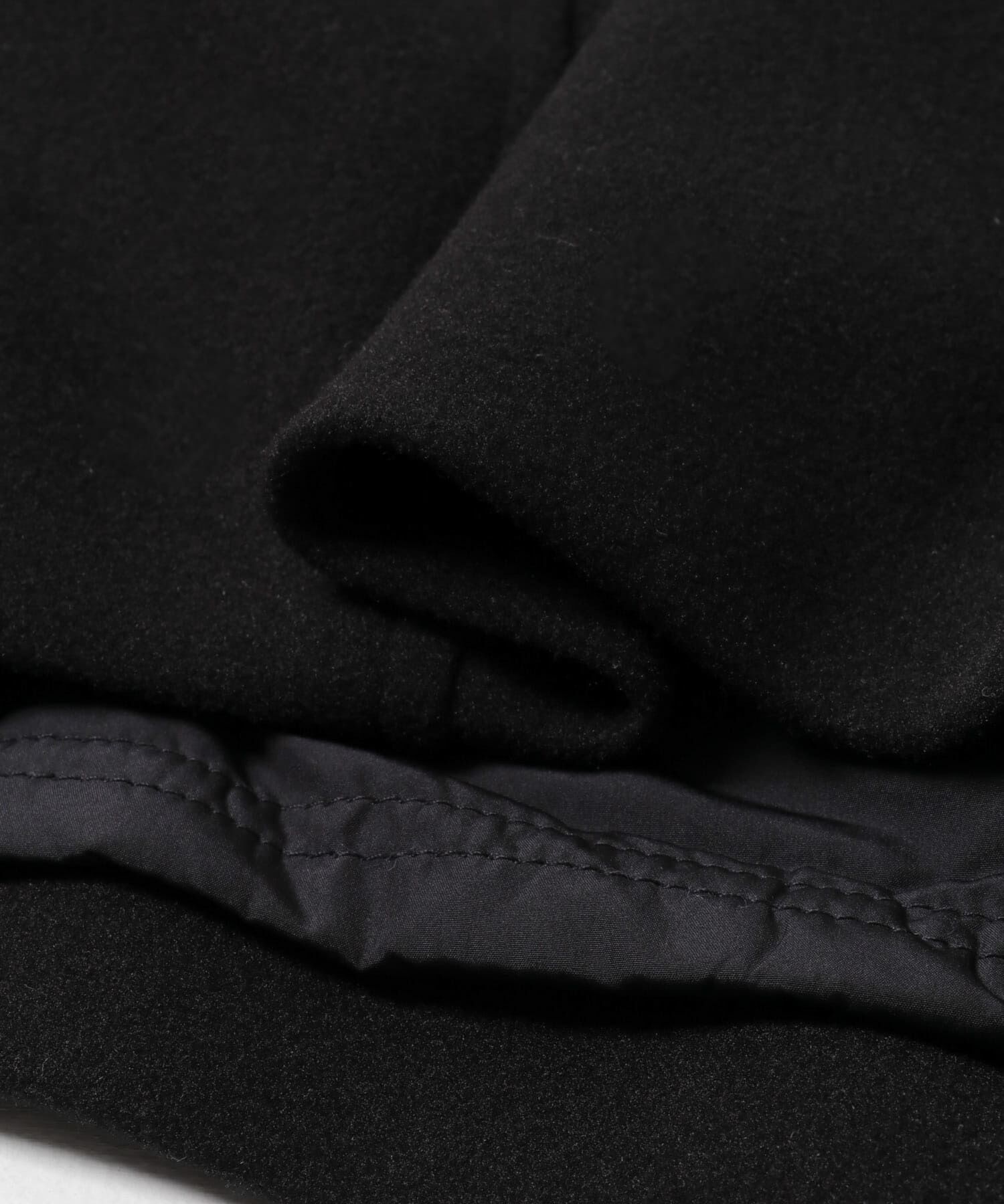 URBAN RESEARCH DOORS「ニットメルトン パデット ショートコート」|ノーカラーコート|